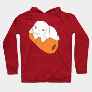 Baby REW Holland Lop Rabbit and Carrot | Bunniesmee Hoodie